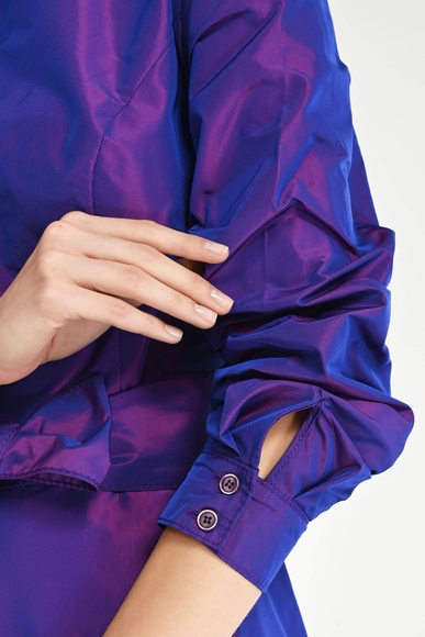 Длинное фиолетовое платье с длинными рукавами Caterina Leman SU6574A-32A купить в интернет-магазине Bestelle фото 5