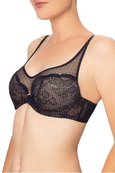 Черный кружевной с плотными чашками Conturelle 807856 купить в интернет-магазине Bestelle фото 3