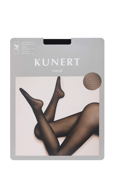 Колготки чёрные Graphic Zigzack 40 den Kunert 110375610 купить в интернет-магазине Bestelle фото 7