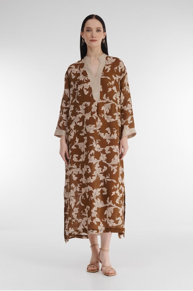 Длинное платье из льна Daniela Drei 1830 купить в интернет-магазине Bestelle фото 1