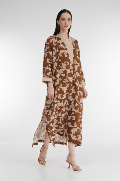 Длинное платье из льна Daniela Drei 1830 купить в интернет-магазине Bestelle фото 3