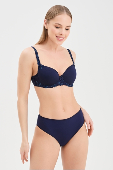  Бюстгальтер-спейсер с плотными чашками синего цвета Simone Perele 131343 купить в интернет-магазине Bestelle фото 3