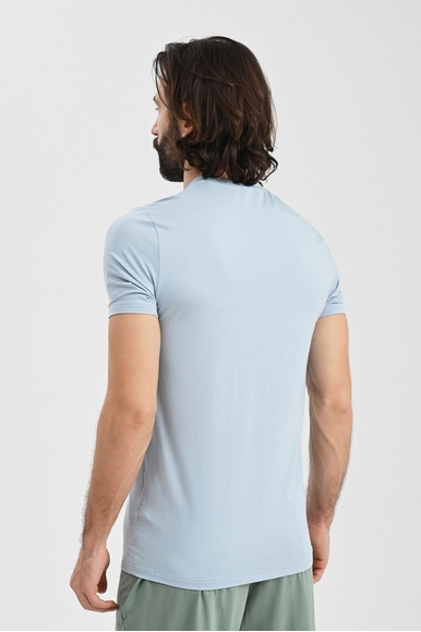 Домашняя футболка голубого цвета  Zimmerli 7001341 купить в интернет-магазине Bestelle фото 2