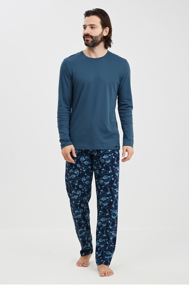 Мужские хлопковые домашние брюки Hanro 075216 купить в интернет-магазине Bestelle фото 3