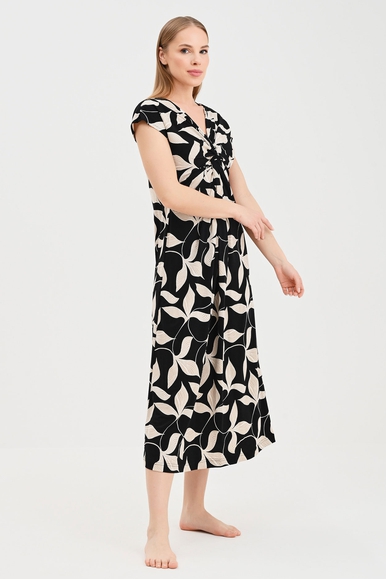  Платье домашнее макси с драпировкой Diamond Tea 23559 купить в интернет-магазине Bestelle фото 2
