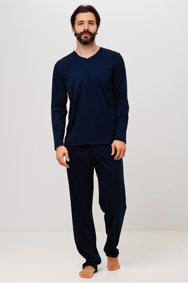 Мужская хлопковая пижама с брюками Hanro 075109 купить в интернет-магазине Bestelle фото 1