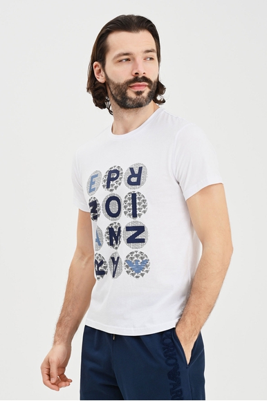  Мужская хлопковая футболка  Emporio Armani 2118183R470 купить в интернет-магазине Bestelle фото 1