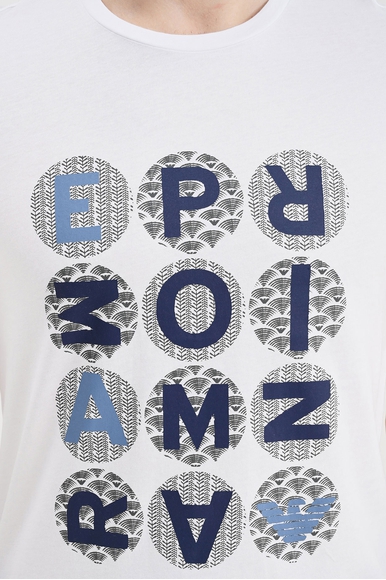  Мужская хлопковая футболка  Emporio Armani 2118183R470 купить в интернет-магазине Bestelle фото 4