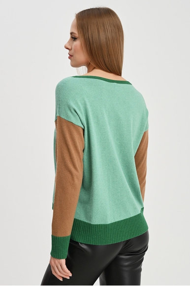 Джемпер с добавлением шерсти La Fabbrica della Lana A22540 купить в интернет-магазине Bestelle фото 2