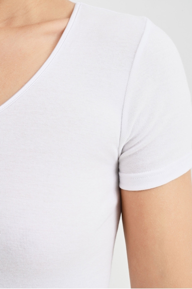 Женская хлопковая футболка Naturana 2464_300 купить в интернет-магазине Bestelle фото 4