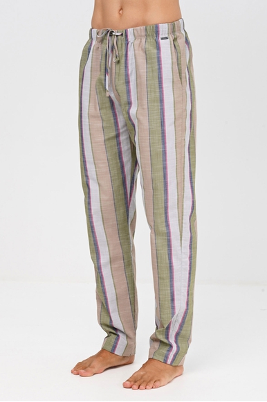 Мужские хлопковые брюки в полоску Hanro 075114 купить в интернет-магазине Bestelle фото 1