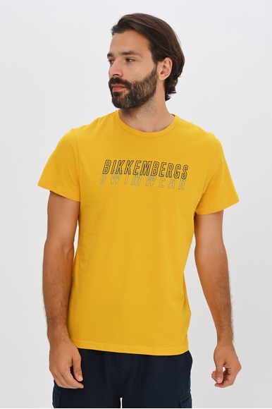 Мужская хлопковая футболка с логотипом бренда Bikkembergs BKK1MTS01 купить в интернет-магазине Bestelle фото 1