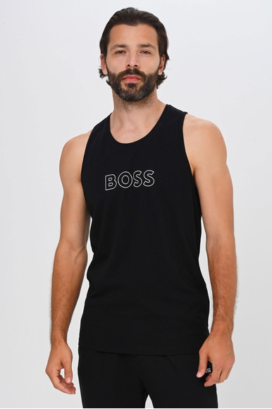 Мужская хлопковая майка с логотипом бренда  Hugo Boss 50469301 купить в интернет-магазине Bestelle фото 5
