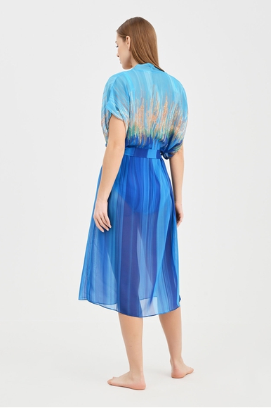 Бирюзовое платье пляжное женское  Gottex 23MS711 купить в интернет-магазине Bestelle фото 3