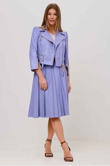 Фиолетовая юбка со складками Caterina Leman SA 4627-22 купить в интернет-магазине Bestelle фото 3
