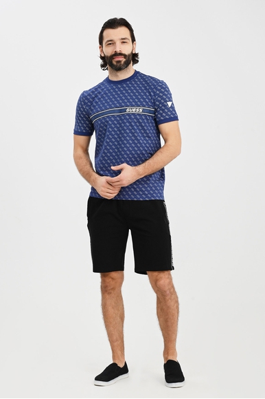 Синяя мужская хлопковая футболка Guess Z2BI09J1314 купить в интернет-магазине Bestelle фото 3