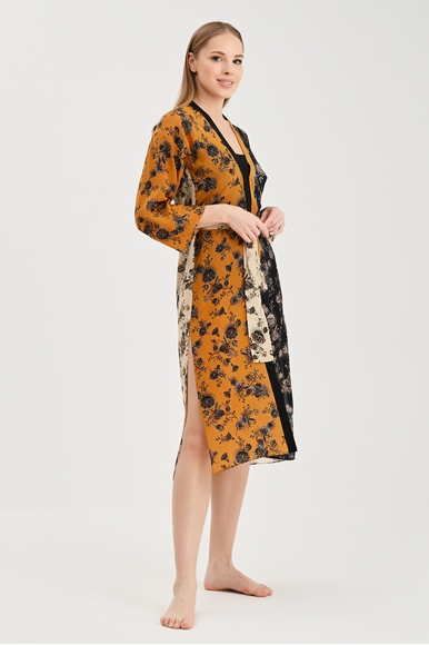 Пляжное шелковое платье с цветочным узором Maryan Mehlhorn M3920417 купить в интернет-магазине Bestelle фото 2