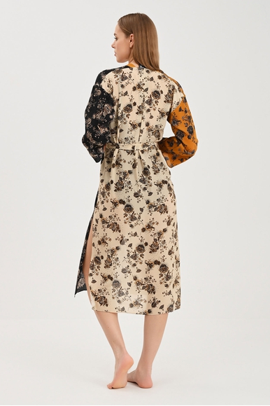 Пляжное шелковое платье с цветочным узором Maryan Mehlhorn M3920417 купить в интернет-магазине Bestelle фото 3