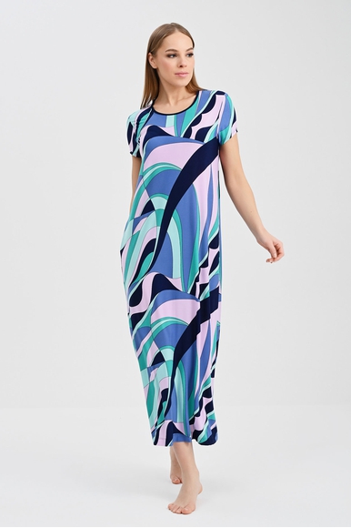 Свободное платье с абстрактным принтом Diamond Tea 23528 купить в интернет-магазине Bestelle фото 1
