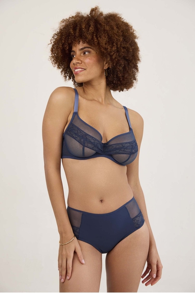 Женские синие трусы-хипстеры Maison Lejaby E12264 купить в интернет-магазине Bestelle фото 2