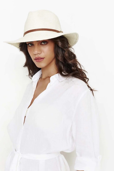 Шляпа женская бежевая Melissa Odabash Fedora CR 24 купить в интернет-магазине Bestelle фото 2