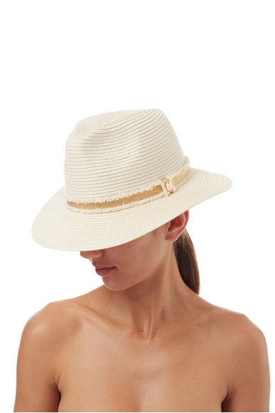 Шляпа Melissa Odabash FedoraHat_Cream_Gold купить в интернет-магазине Bestelle фото 2
