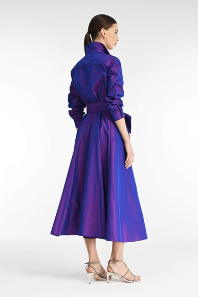 Длинное фиолетовое платье с длинными рукавами Caterina Leman SU6574A-32A купить в интернет-магазине Bestelle фото 3