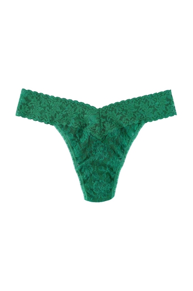 Женские зелёные кружевные трусы-танга Hanky Panky 4811P купить в интернет-магазине Bestelle фото 1
