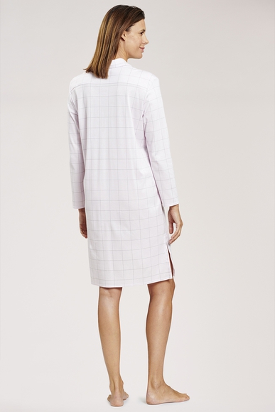 Длинная хлопковая сорочка-рубашка в клетку на пуговицах Feraud 3883159 купить в интернет-магазине Bestelle фото 12