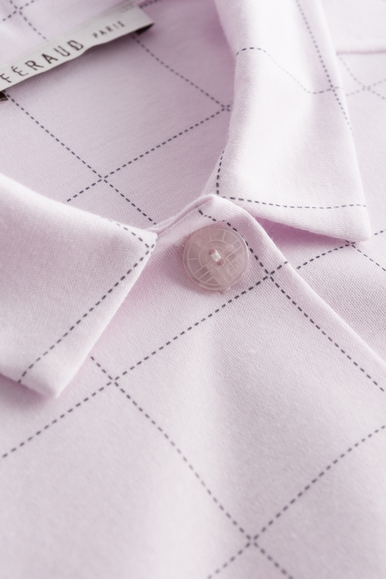 Длинная хлопковая сорочка-рубашка в клетку на пуговицах Feraud 3883159 купить в интернет-магазине Bestelle фото 13
