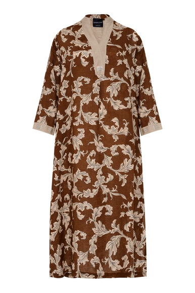 Длинное платье из льна Daniela Drei 1830 купить в интернет-магазине Bestelle фото 6