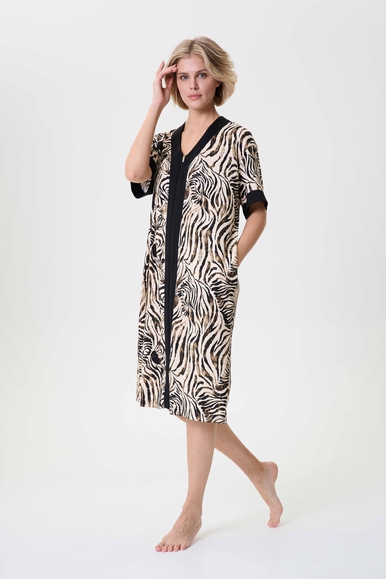  Женский домашний халат миди  Petit Pas 101175 купить в интернет-магазине Bestelle фото 4