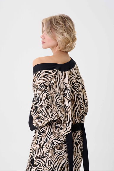  Женский домашний халат миди  Petit Pas 101174 купить в интернет-магазине Bestelle фото 4