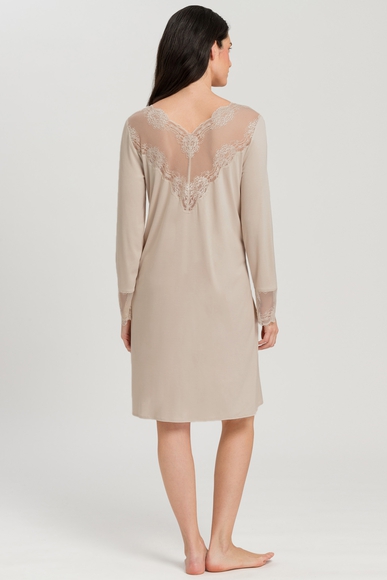  Женская сорочка миди с кружевом  Hanro 076440 купить в интернет-магазине Bestelle фото 2