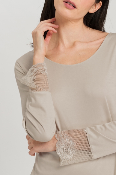  Женская сорочка миди с кружевом  Hanro 076440 купить в интернет-магазине Bestelle фото 4