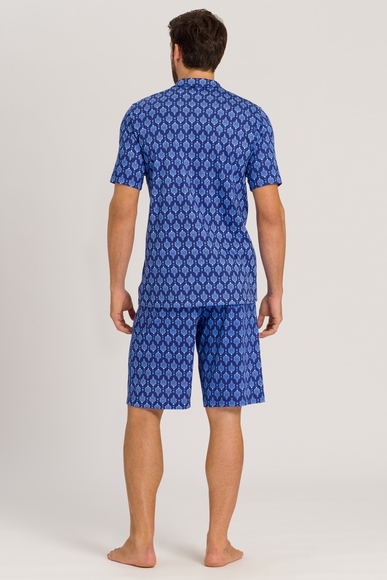 Мужская хлопковая пижама с шортами Hanro 075137 купить в интернет-магазине Bestelle фото 2