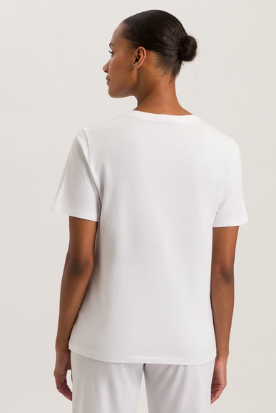 Женская белая футболка Hanro 078806 купить в интернет-магазине Bestelle фото 2