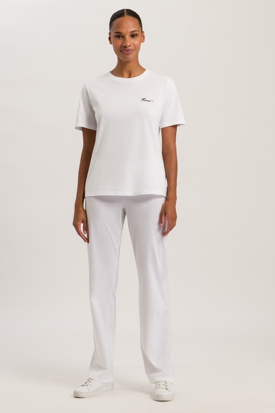 Женская белая футболка Hanro 078806 купить в интернет-магазине Bestelle фото 4