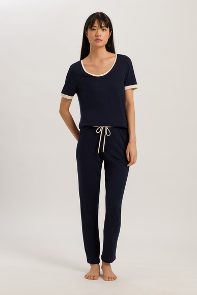  Женская синяя пижама с брюками  Hanro 074263 купить в интернет-магазине Bestelle фото 1