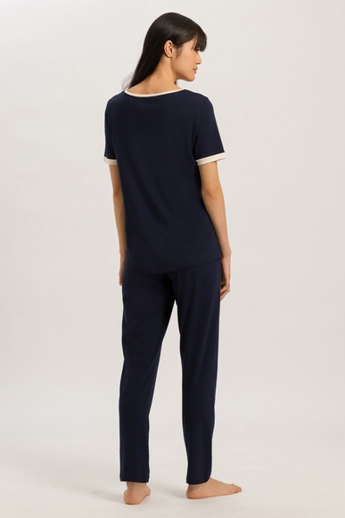  Женская синяя пижама с брюками  Hanro 074263 купить в интернет-магазине Bestelle фото 2