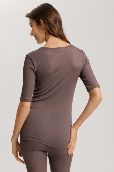 Женский домашний лонгслив-водолазка из шерсти с кружевом Hanro 070913 купить в интернет-магазине Bestelle фото 2