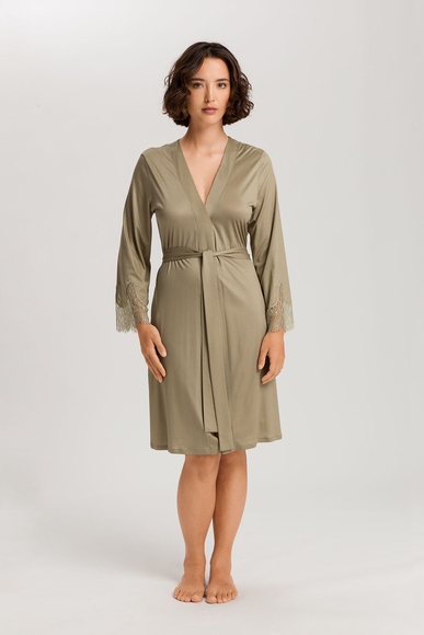 Женский халат миди с кружевом Hanro 074804 купить в интернет-магазине Bestelle фото 4