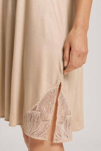  Женская бежевая сорочка миди  Hanro 074780 купить в интернет-магазине Bestelle фото 3