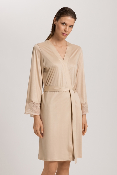 Женский халат миди с кружевом  Hanro 074782 купить в интернет-магазине Bestelle фото 1