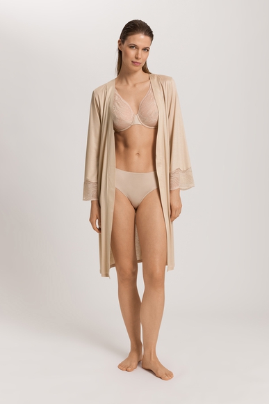 Женский халат миди с кружевом  Hanro 074782 купить в интернет-магазине Bestelle фото 4