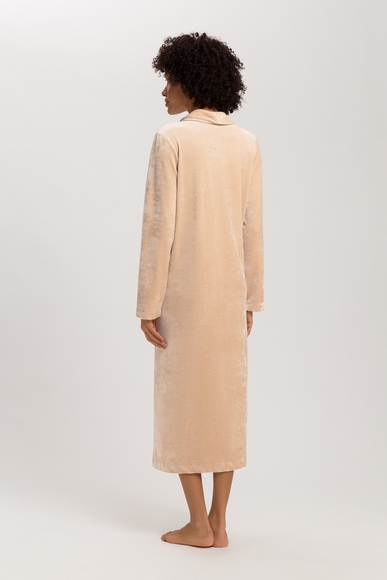  Женский длинный бежевый халат  Hanro 078169 купить в интернет-магазине Bestelle фото 2