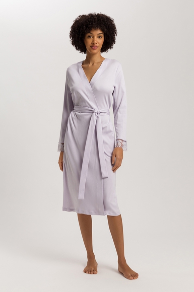  Женский домашний хлопковый длинный халат  Hanro 074789 купить в интернет-магазине Bestelle фото 1