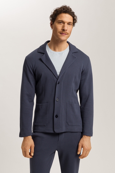 Мужской домашний жакет из хлопка Hanro 075859 купить в интернет-магазине Bestelle фото 1