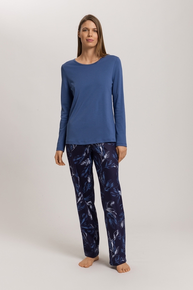  Женский домашний хлопковый лонгслив  Hanro 076491 купить в интернет-магазине Bestelle фото 4