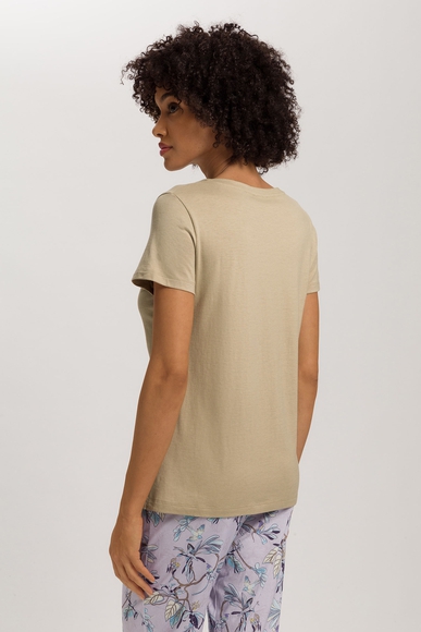 Женская бежевая домашняя футболка Hanro 074842 купить в интернет-магазине Bestelle фото 2